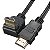 Cabo monitor HDMI-macho X HDMI-macho rotacional 90/180 graus - Imagem 2