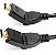 Cabo monitor HDMI-macho X HDMI-macho rotacional 90/180 graus - Imagem 1