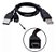 Cabo USB p/ HD  1 mini USB Macho x 2 USB A Macho - Imagem 1