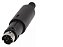 Conector 5 Pinos Padrão Mini Din Macho Lado Cabo - Imagem 1