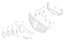 Emblema Mercedes Grade C200 C250 C300 Cla250 C63 C205 2013+ - Imagem 4