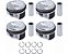 Jogo Pistão Std 1.8 Tfsi Audi A1 A3 A4 A5 Completo Original Mahle - Imagem 1