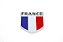 Emblema Bandeira Alemanha França Itália USA Inglaterra - Imagem 5