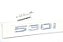 Emblema Tampa Traseira Bmw 530i Original - Imagem 1