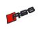 Emblema Audi Rs6 Original Tampa Traseira Black - Imagem 1