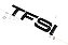 Emblema TFSI / FSI Audi Original Preto - Imagem 3