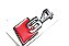 Emblema Audi S4 Traseira Metal Original Preto - Imagem 3