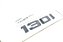 Emblema Traseiro BMW 130i Preto Original - Imagem 3