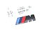 Emblema BMW M Traseiro Original Preto - Imagem 1
