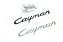 Emblema Traseiro Porsche Cayman Original - Imagem 1