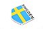 Emblema Bandeira Suécia Sweden Volvo Xc40 C30 Xc60 V40 V90 S - Imagem 3