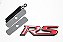 Emblema Rs Grade Gm Onix Camaro Vectra Cruze Sonic Celta Equinox Preto - Imagem 6
