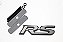 Emblema Rs Grade Gm Onix Camaro Vectra Cruze Sonic Celta Equinox Preto - Imagem 2