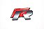 Emblema Vw Rline Original Polo Golf Tiguan Gol Jetta Passat Preto - Imagem 6