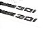 Par Emblemas Laterais Bmw Xdrive 30i X1 X3 X4 X5 X4 X6 Preto - Imagem 3