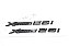Par Emblemas Laterais Bmw Xdrive 25i X1 X3 X4 X5 X4 X6 Preto - Imagem 1