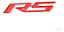 Emblema Rs Gm Chevrolet Camaro Onix Cruze Equinox Traseiro - Imagem 1