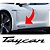 Adesivo Lateral Porta Porsche Taycan S 4s Gts - Imagem 1