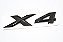 Emblema Tampa Traseira Bmw X4 Preto Porta Malas Motorsport - Imagem 4