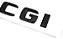 Emblema Mercedes-benz Cgi C180 C200 C250 Original Traseiro - Imagem 4