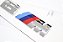 Emblema Bmw M Motorsport X6 X6m Original - Imagem 2