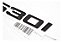 Emblema Tampa Traseira Bmw 530i Porta Malas Motorsport Preto - Imagem 2