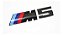 Emblema Bmw M Motorsport M5 Original Preto - Imagem 1