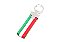 Chaveiro Bandeira Italia Fiat 500 Punto Palio Uno Stilo Abarth Bravo - Imagem 1