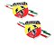 Par Emblema Abarth Fiat 500 Punto Linea Palio Uno Bravo Stilo - Imagem 2