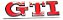 Emblema Volkswagen Gti Polo Gol Golf Mk5 Mk6 Mk7 Preto Vermelho - Imagem 1