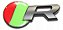 Emblema Jaguar F-type R Xf Xe Xkr Xfr Xj Preto - Imagem 1