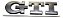 Emblema Volkswagen Gti Gol Polo Golf Mk5 Mk6 Mk7 Preto - Imagem 2