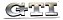 Emblema Volkswagen Gti Gol Polo Golf Mk5 Mk6 Mk7 Preto - Imagem 3