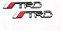 Emblema Trd Toyota Corolla Rav4 Etios Camry Hilux Lateral Preto - Imagem 3