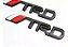 Emblema Trd Toyota Corolla Rav4 Etios Camry Hilux Lateral Preto - Imagem 2