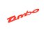 Emblema Turbo Vermelho - Imagem 1