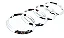 Emblema Tampa Traseira Logo Argolas Audi Nova Q3 Q5 Q7 23cm - Imagem 7