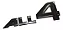 Emblema All4 Mini Cooper S Cabriolet Countryman Preto Original - Imagem 1