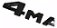 Emblema Mercedes Benz 4matic Gls C320 C250 C200 Preto Original - Imagem 2