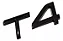 Emblema T4 2.0 Volvo Xc40 V40 C40 Xc60 V60 S40 Xc90 S60 - Imagem 2