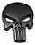 Adesivo Carro Moto Caveira Emblema Harley Crânio Metal 3d - Imagem 2
