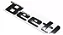 Emblema Volkswagen Novo Fusca Beetle Turbo Rline Traseiro Preto - Imagem 2