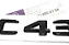 Emblema C43 Mercedes Benz Original Mb Cromado Preto - Imagem 5