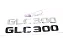 Emblema Glc300 C300 Mercedes Benz Original Mb Cromado Preto - Imagem 1