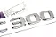 Emblema Glc300 C300 Mercedes Benz Original Mb Cromado Preto - Imagem 9