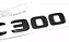 Emblema Glc300 C300 Mercedes Benz Original Mb Cromado Preto - Imagem 5