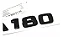 Emblema Cla180 A180 C180 Mercedes Benz Original Cromado Pret - Imagem 3