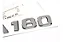 Emblema Cla180 A180 C180 Mercedes Benz Original Cromado Pret - Imagem 7