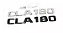 Emblema Cla180 A180 C180 Mercedes Benz Original Cromado Pret - Imagem 1