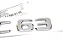 Emblema Glc63 C63 Mercedes Benz Original Mb Cromado Preto - Imagem 9